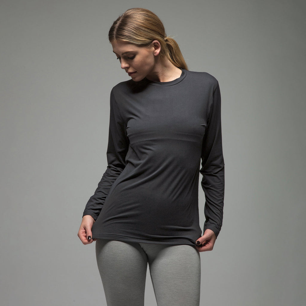 Ultra Lite Fleece-Lined Thermal Top for Women | Ladies Long Sleeve Thermal Top
