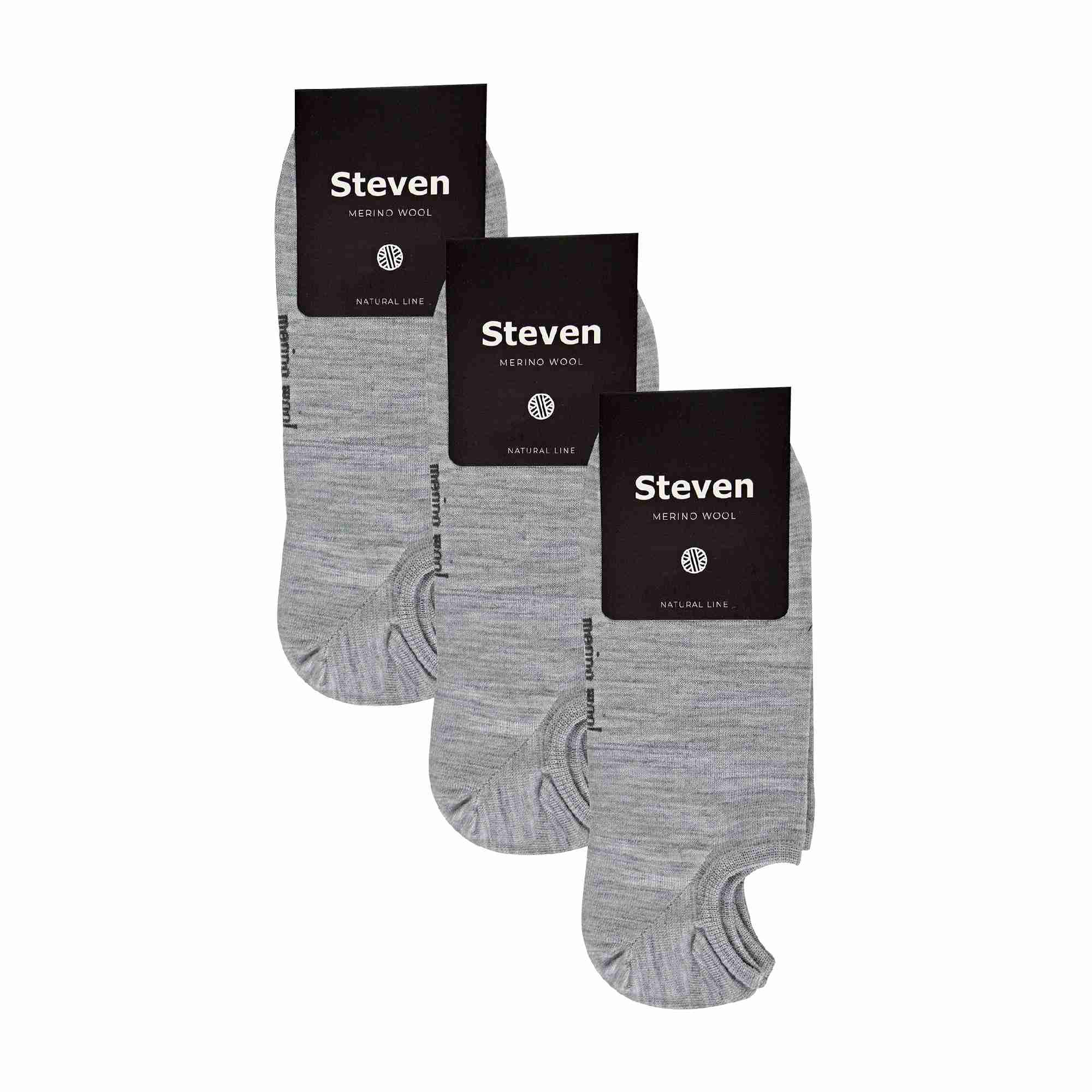 3 Pack Mens Merino Wool Invisible No Show Socks