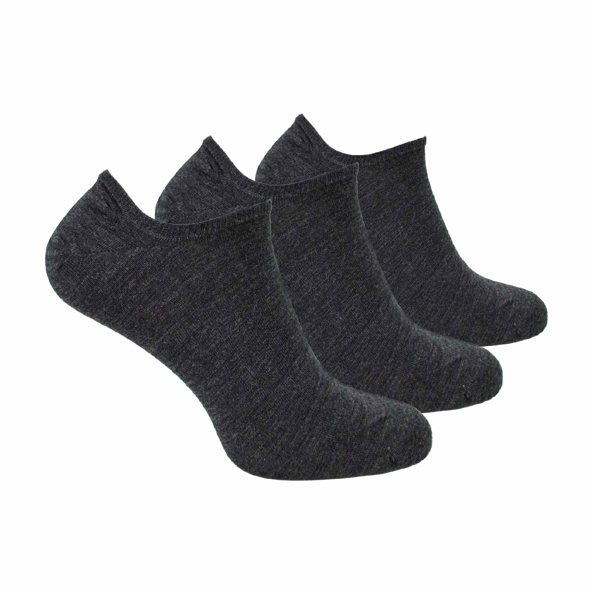 3 Pack Mens Merino Wool Invisible No Show Socks