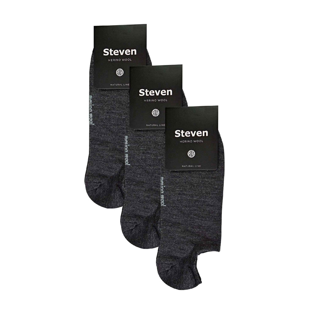 3 Pack Mens Merino Wool Invisible No Show Socks