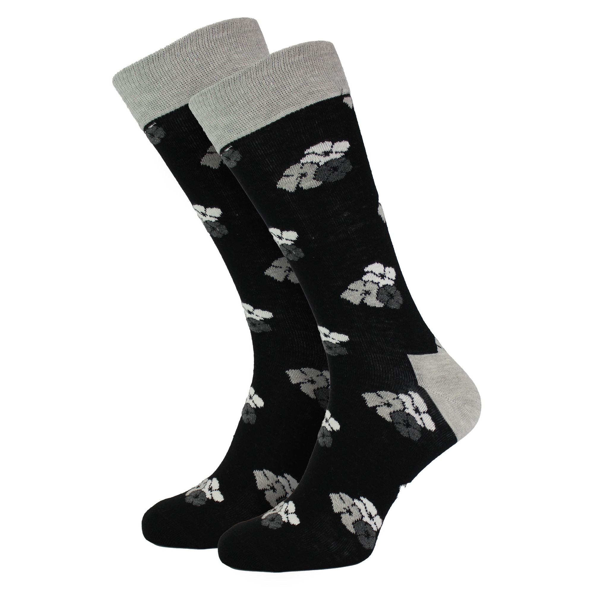 Floral Mens Dress Socks | Classic Flower Socks