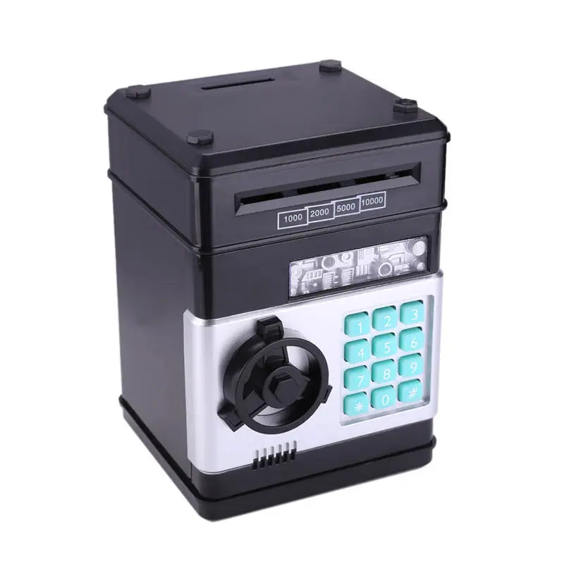 Electronic Piggy Bank Safe Money Box for Children Digital Coins Cash Saving Safe Deposit ATM Machine Birthday Gift for Kids