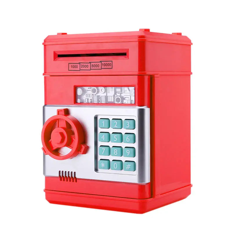 Electronic Piggy Bank Safe Money Box for Children Digital Coins Cash Saving Safe Deposit ATM Machine Birthday Gift for Kids