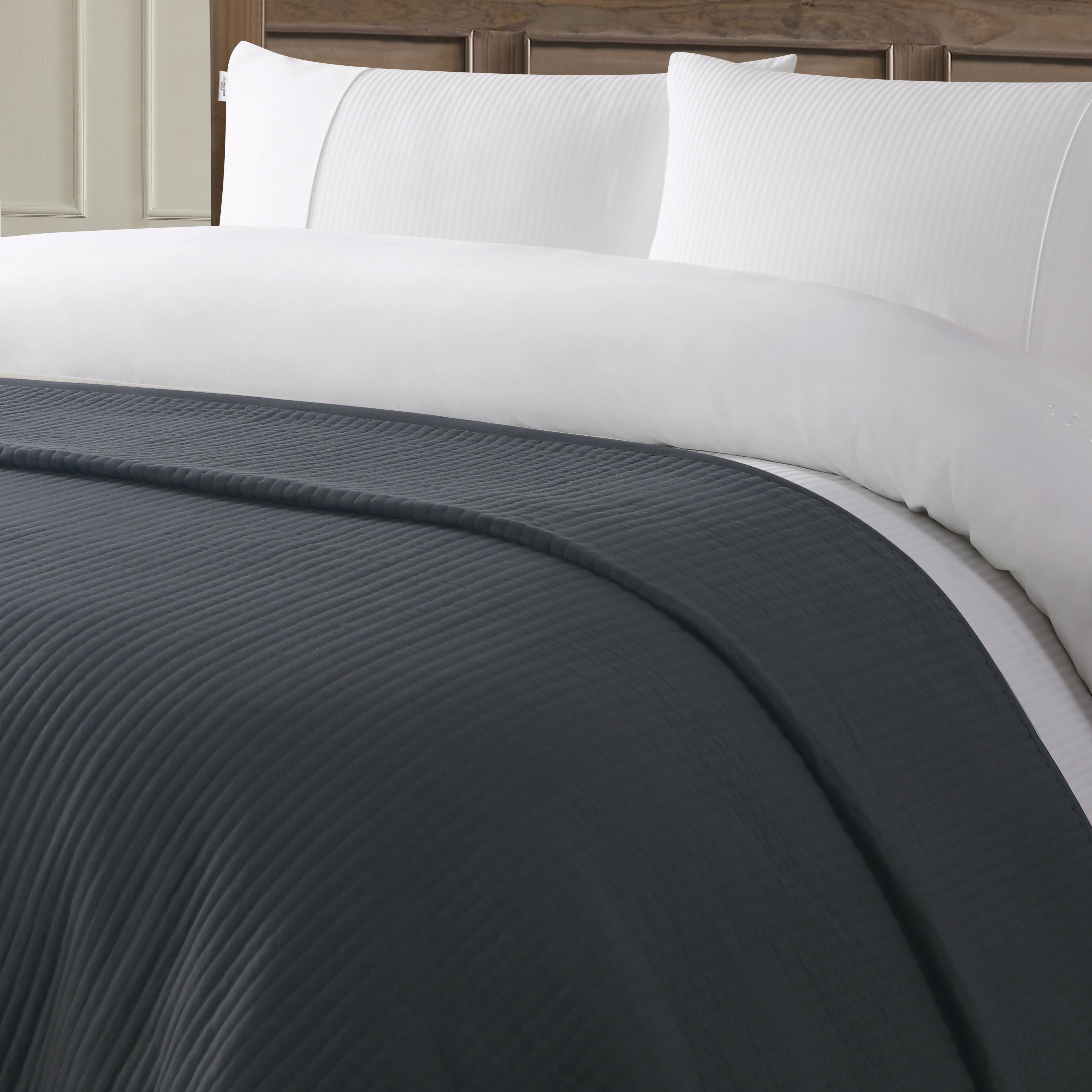 Channel Row Quilted Bedspread Tornado