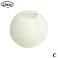 25cm 30cm Round Chinese Paper Lantern Wedding Birthday Party Decoration Holiday Supplies Paper Lamp Covers Shades Decor