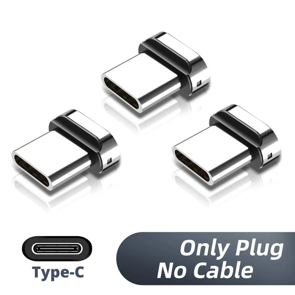 FONKEN Magnetic Charging Cable USB Type C Magnetic Phone Charger Cable For realme gt6 Magnet Cable Micro USB Android Charge Cord