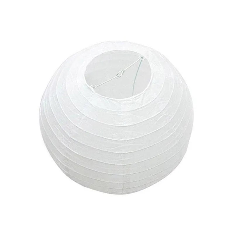25cm 30cm Round Chinese Paper Lantern Wedding Birthday Party Decoration Holiday Supplies Paper Lamp Covers Shades Decor