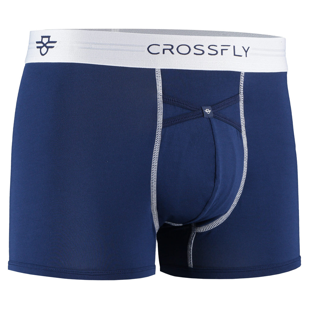 3-Pack: IKON X Men's 3" Trunks - Navy/White