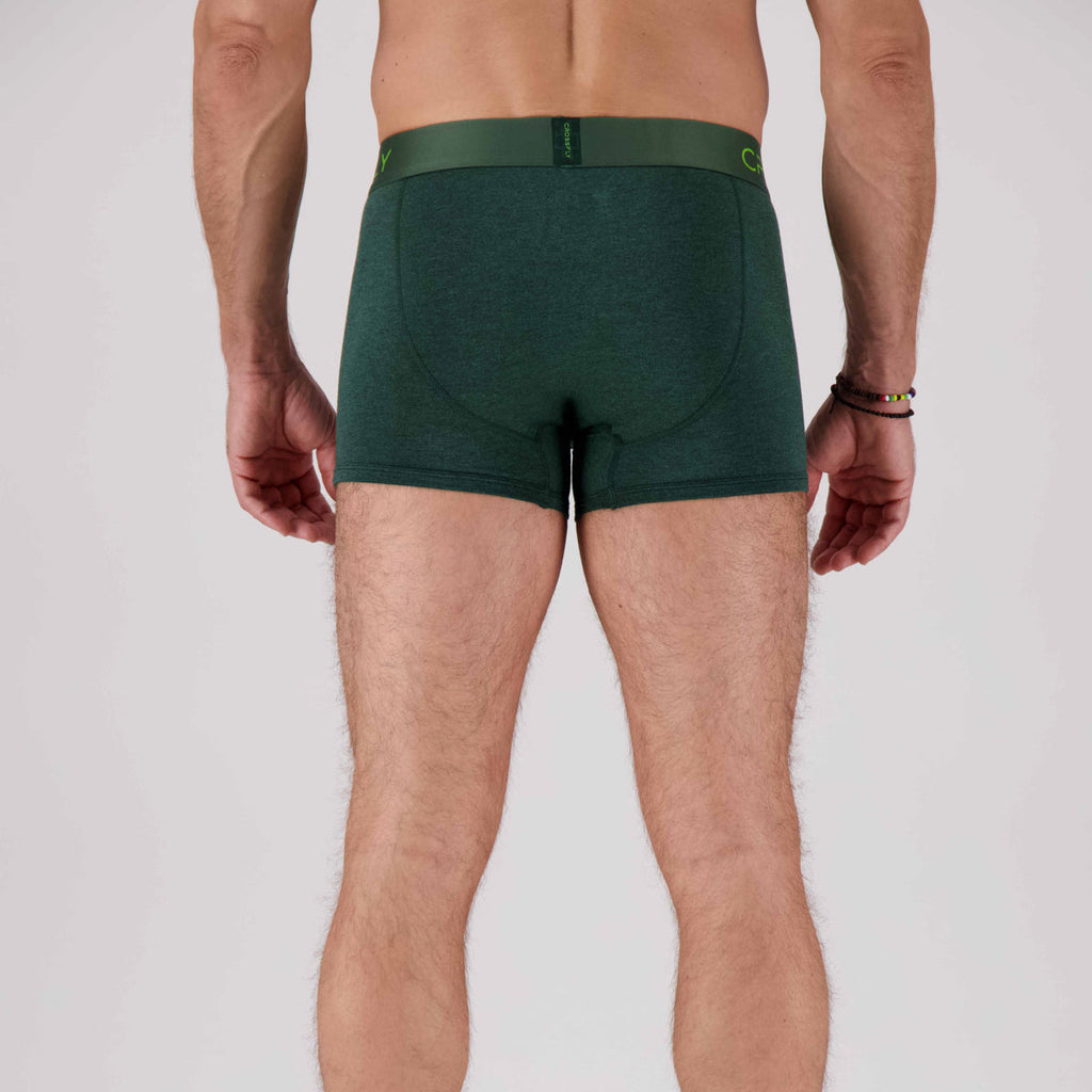 IKON Men's 3" Trunks - Green Marle