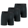 3-Pack: IKON Men's 6" Boxers - Black