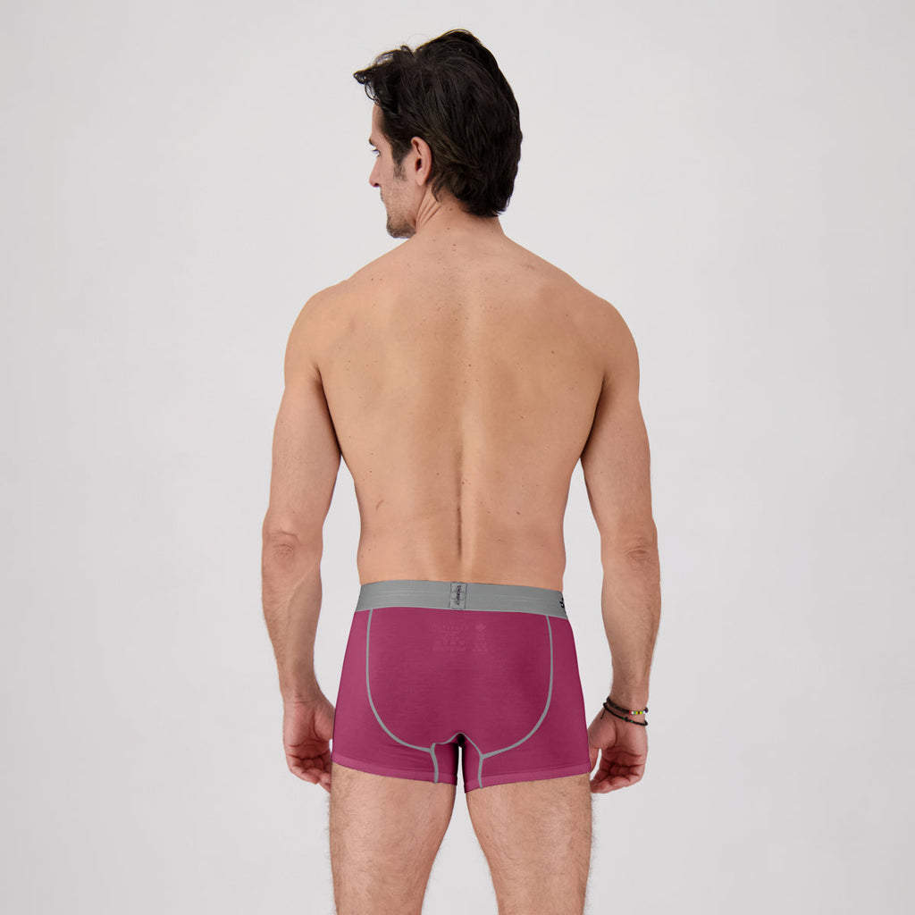 IKON X Men's 3" Trunks - Perfect Plum/Grey