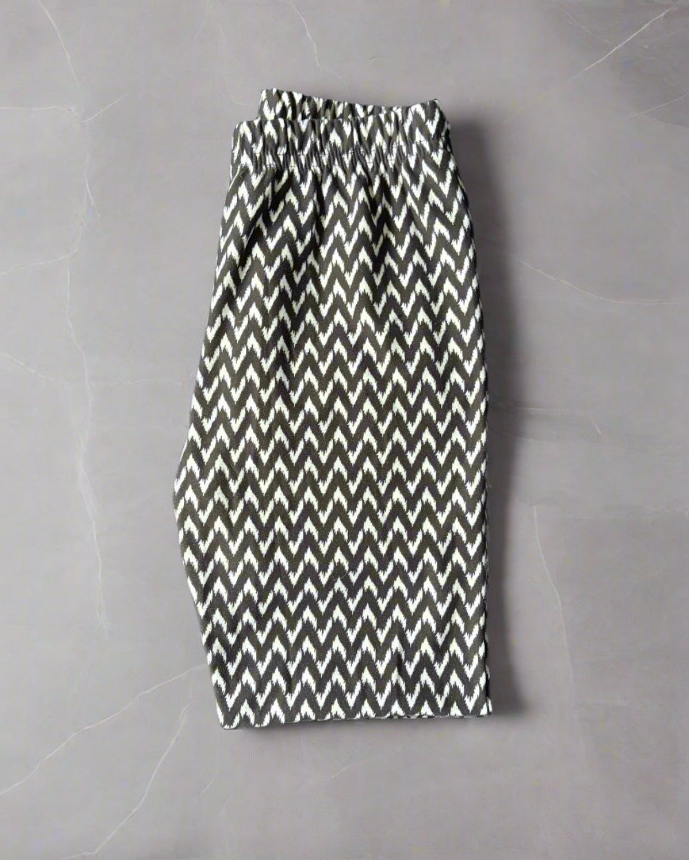 Black & white design girls full length leggings