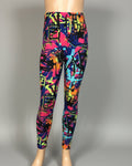 Surfer design full length stretch leggings