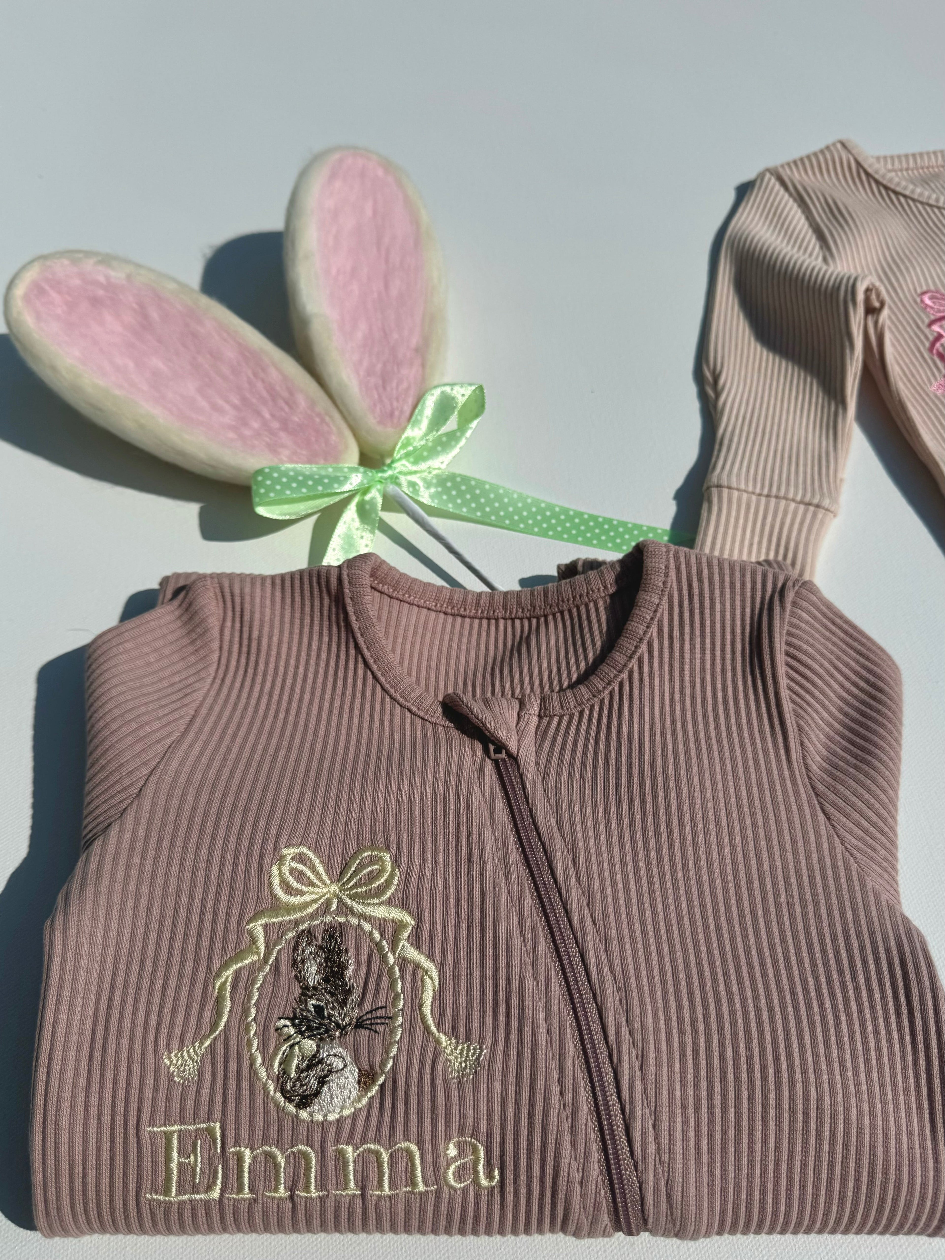 Easter Bunny Zip Sleepsuit