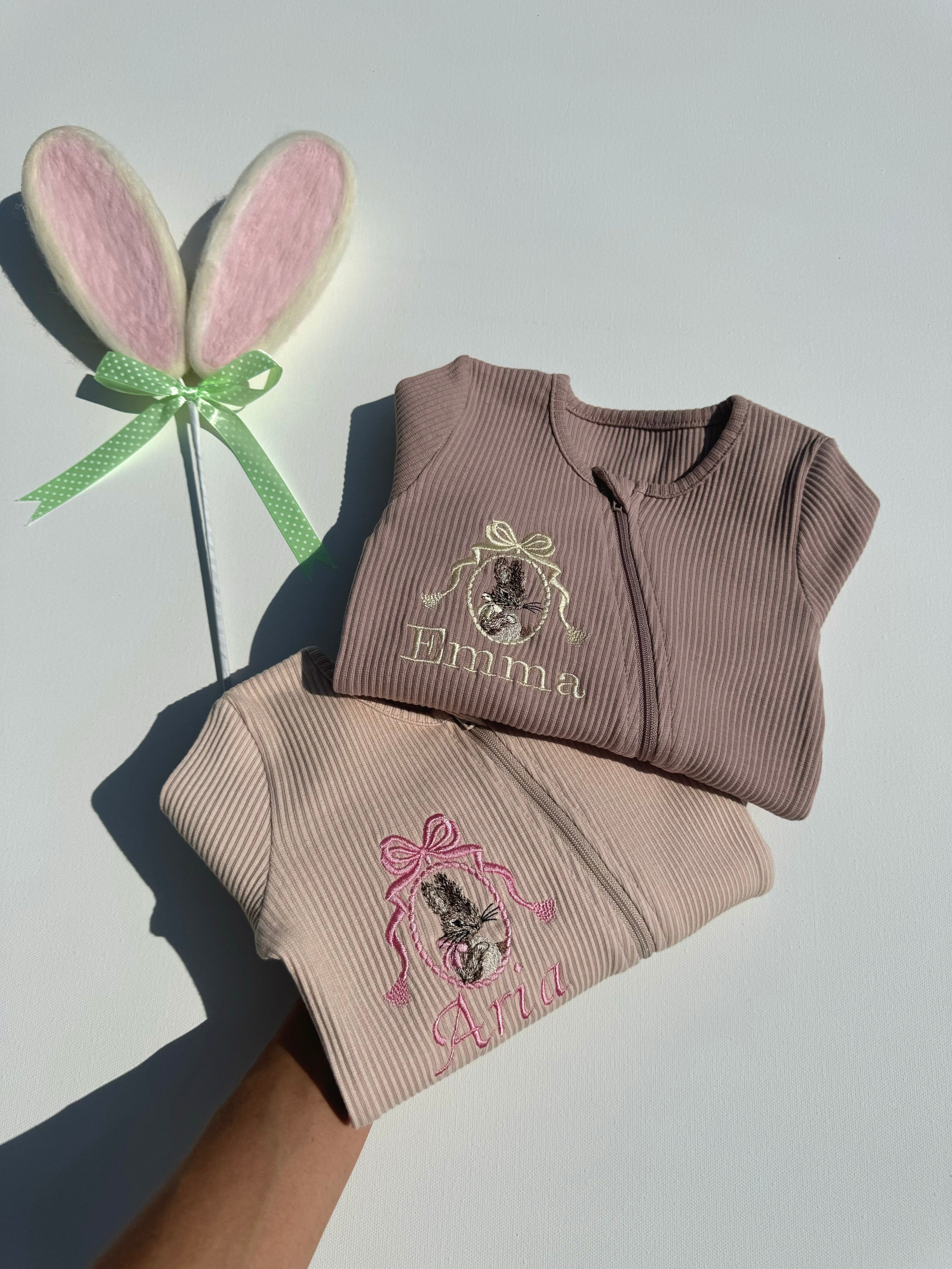 Easter Bunny Zip Sleepsuit