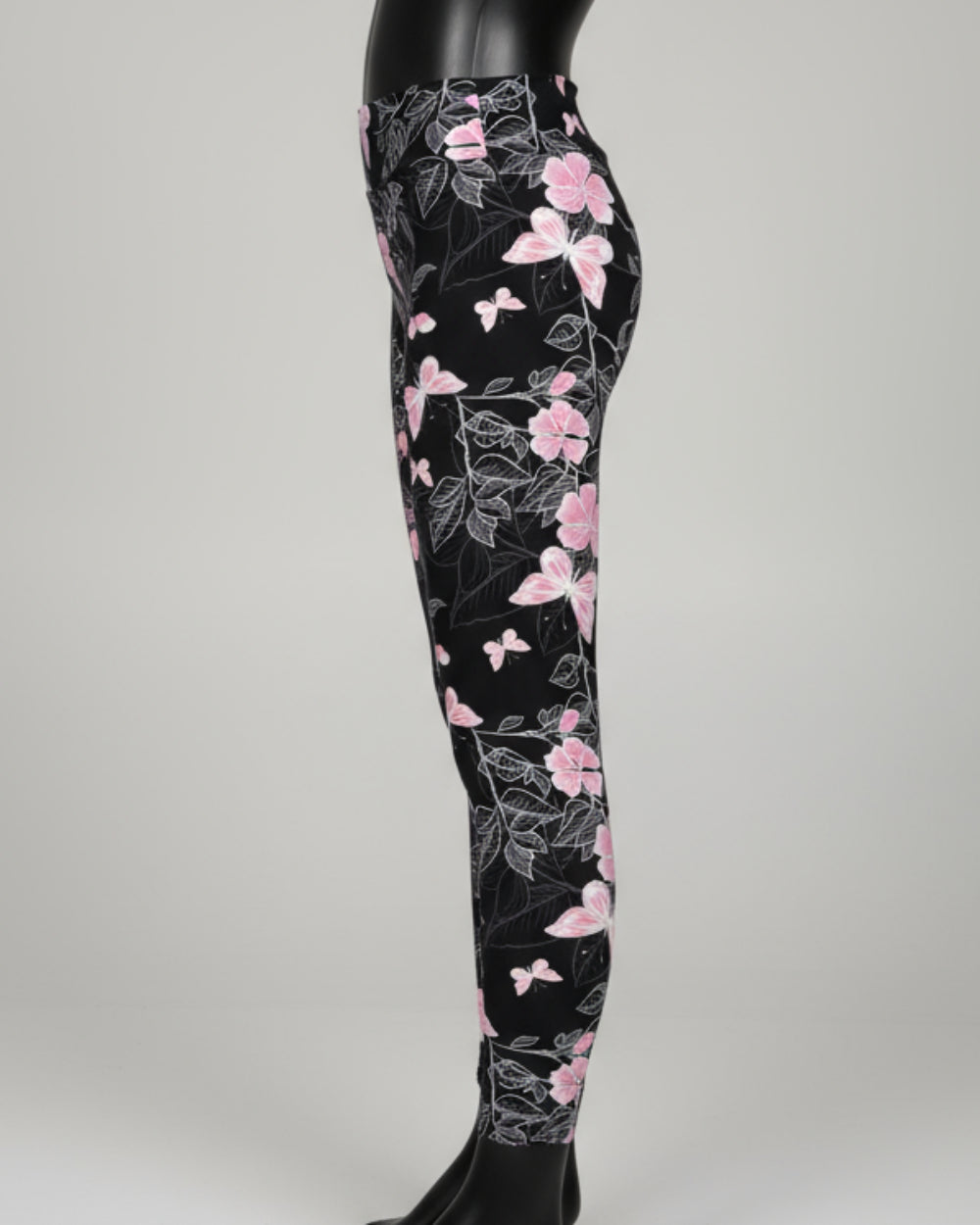 Flower & butterfly patterned leggings