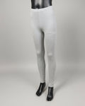 Jersey grey full length stretch leggings