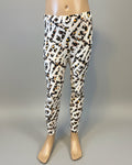 'Leopard love' design full length leggings
