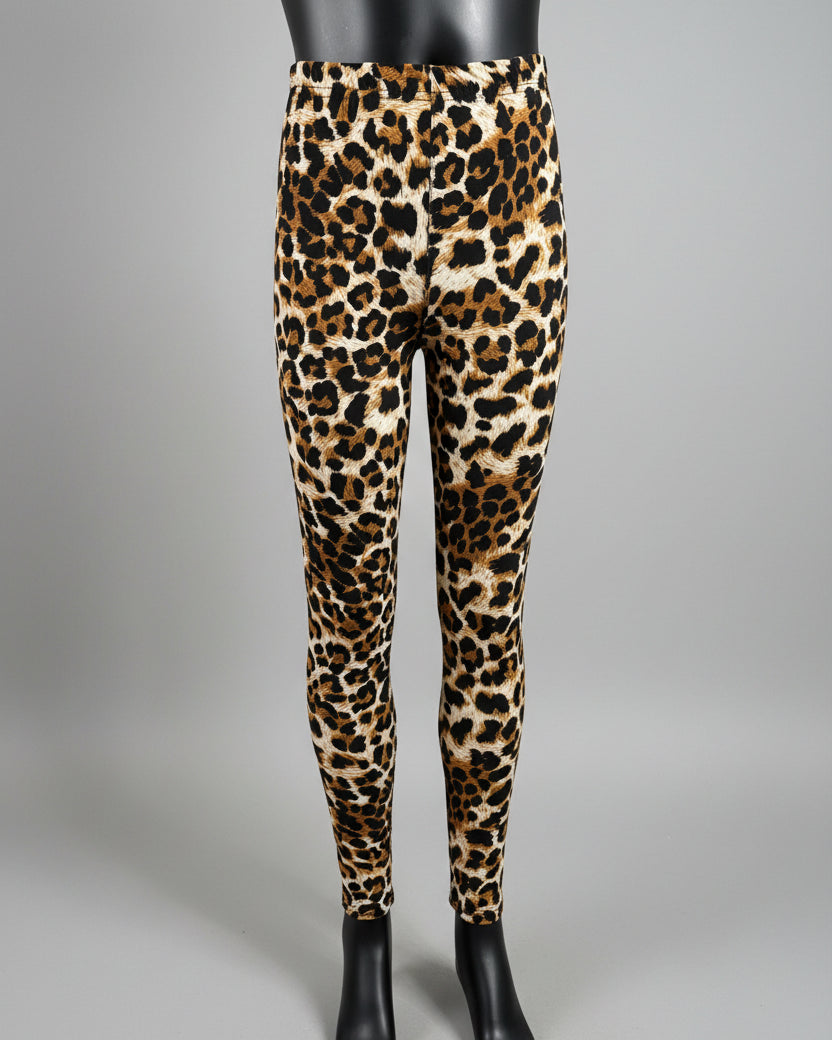 'Wild leopard' design full length leggings