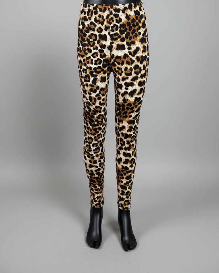 'Wild leopard' design full length leggings