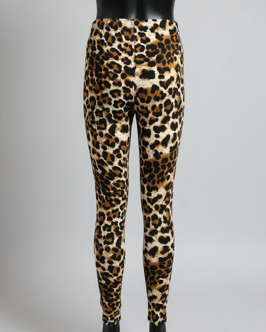 'Wild leopard' design full length leggings