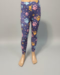 Purple paws full length leggings