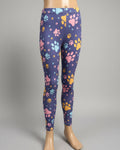Purple paws full length leggings