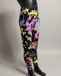 Funky design full length stretch leggings