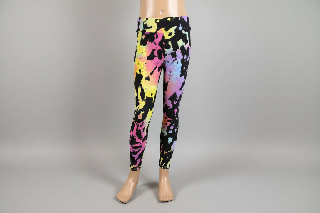 Funky design full length stretch leggings