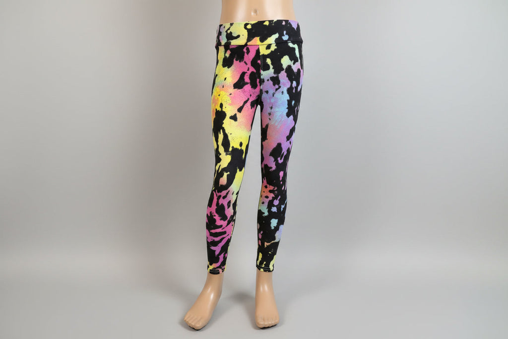 Funky design full length stretch leggings