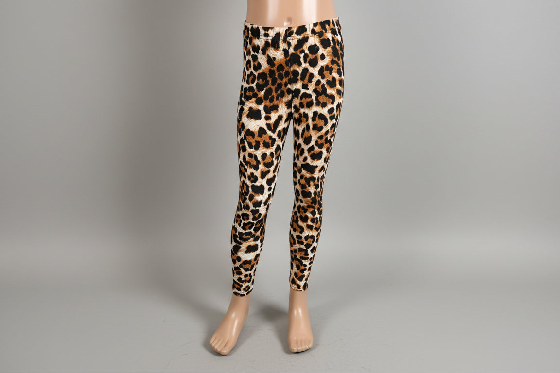 'Wild leopard' design full length leggings