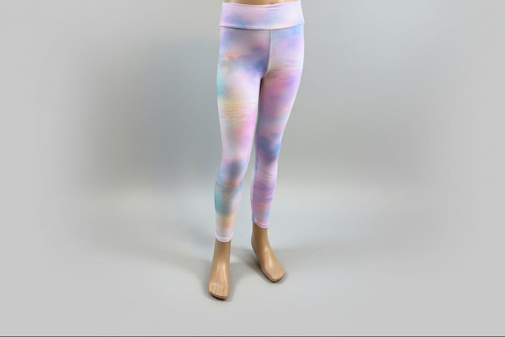 Sunset Pastels design leggings