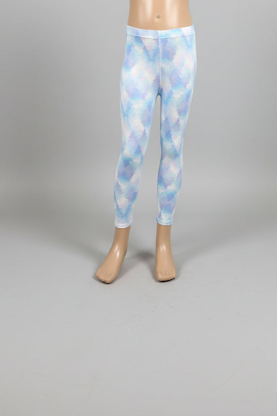 Pastels design full length stretch leggings