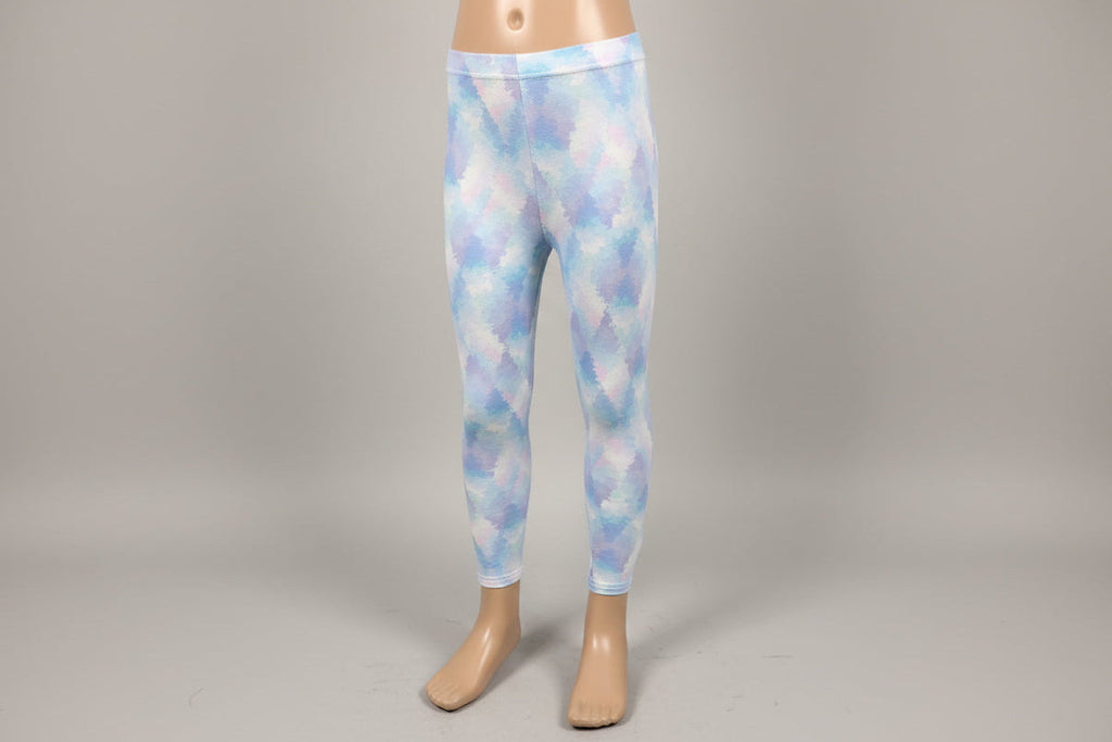 Pastels design full length stretch leggings