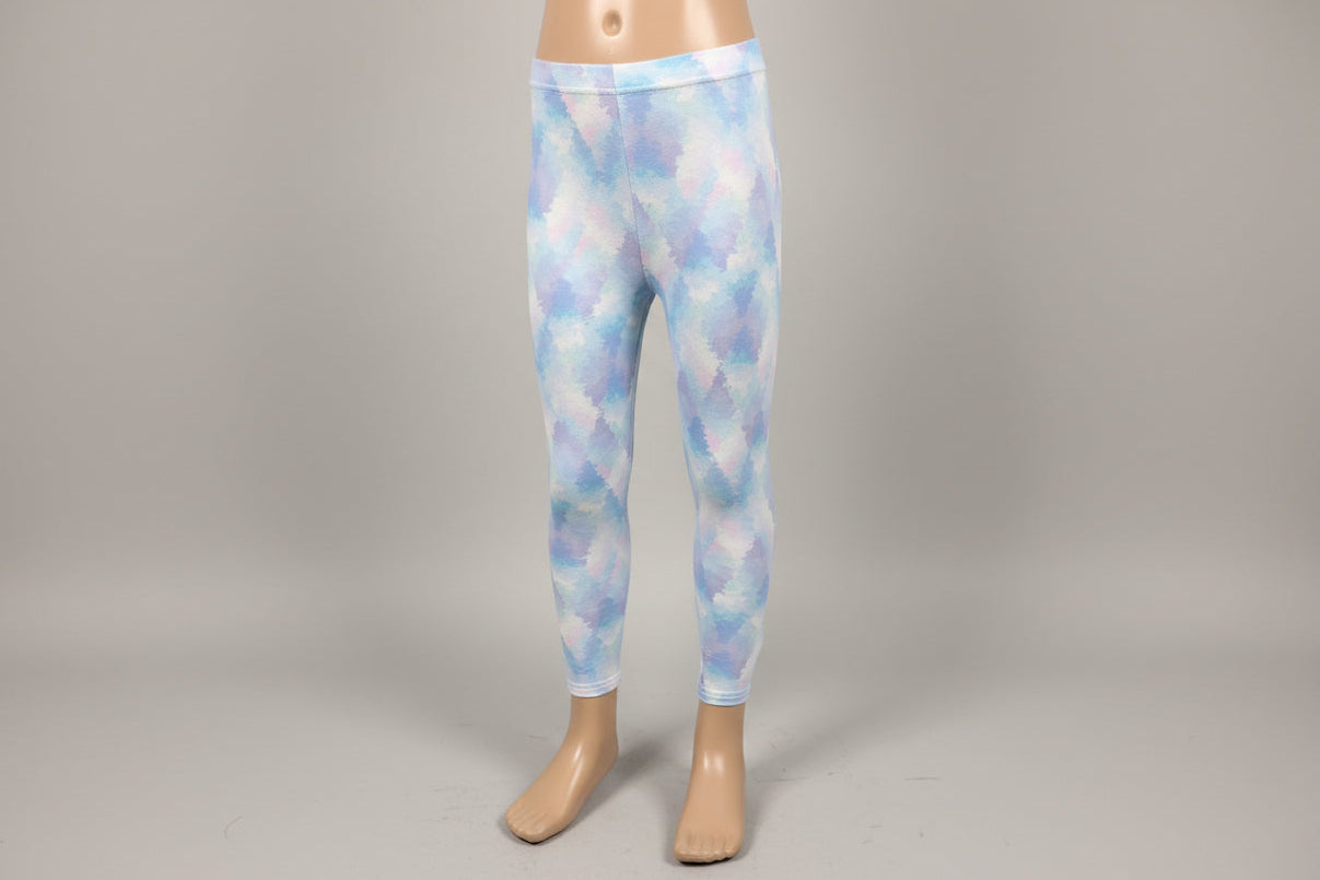 Pastels design full length stretch leggings