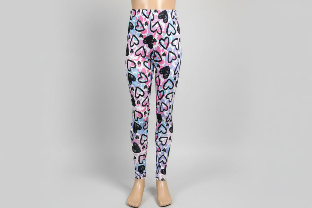 Heart design leggings
