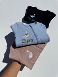 Goose Theme Personalised Zip Romper