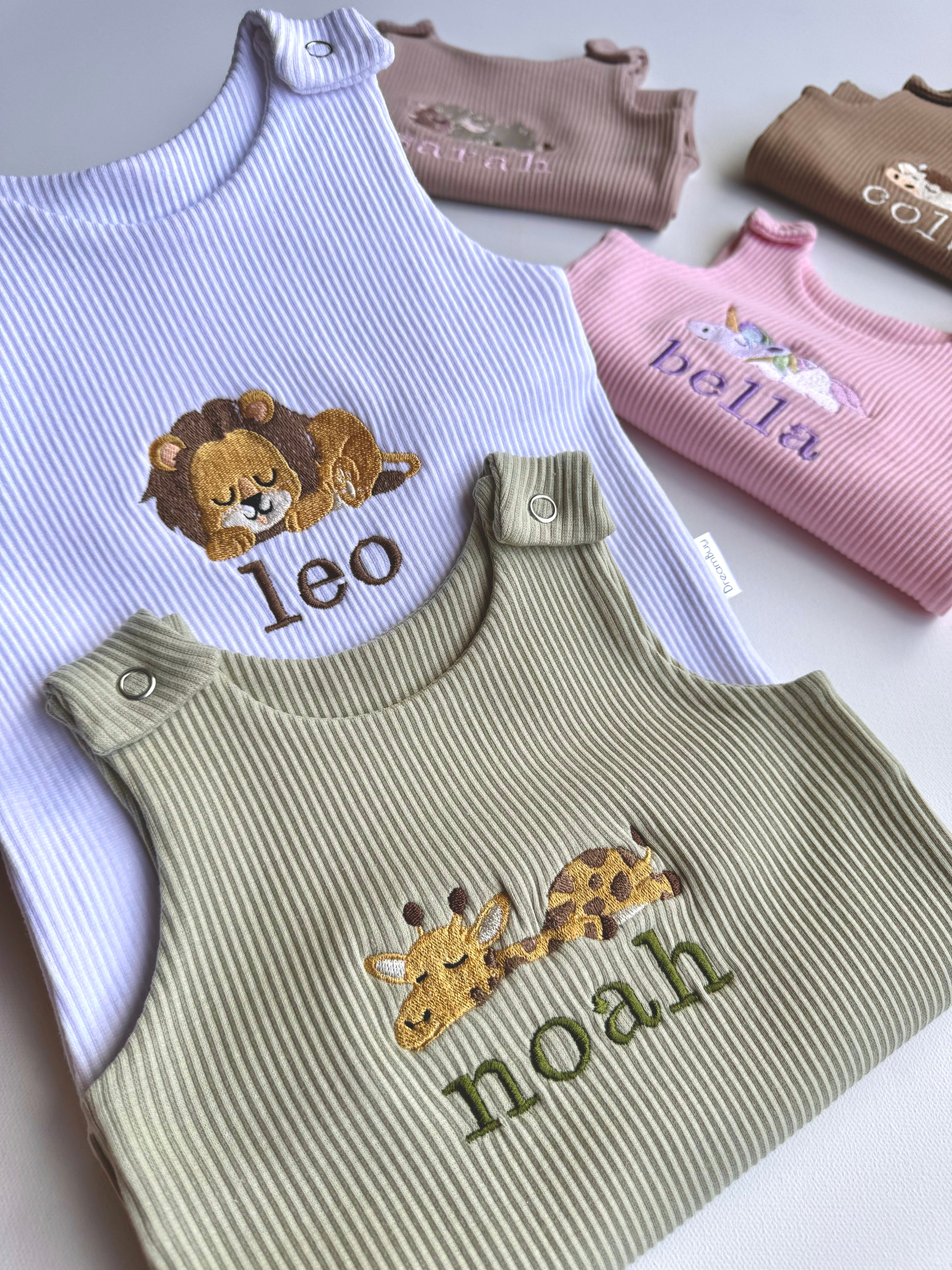 Farm Theme Personalised Dungarees