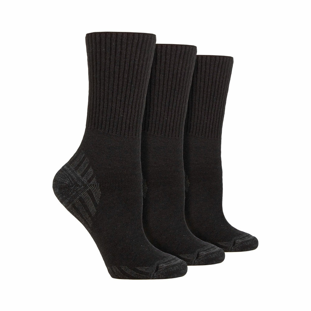 3 Pack Diabetic Walking Socks for Men | Extra Wide Wool Hiking Socks