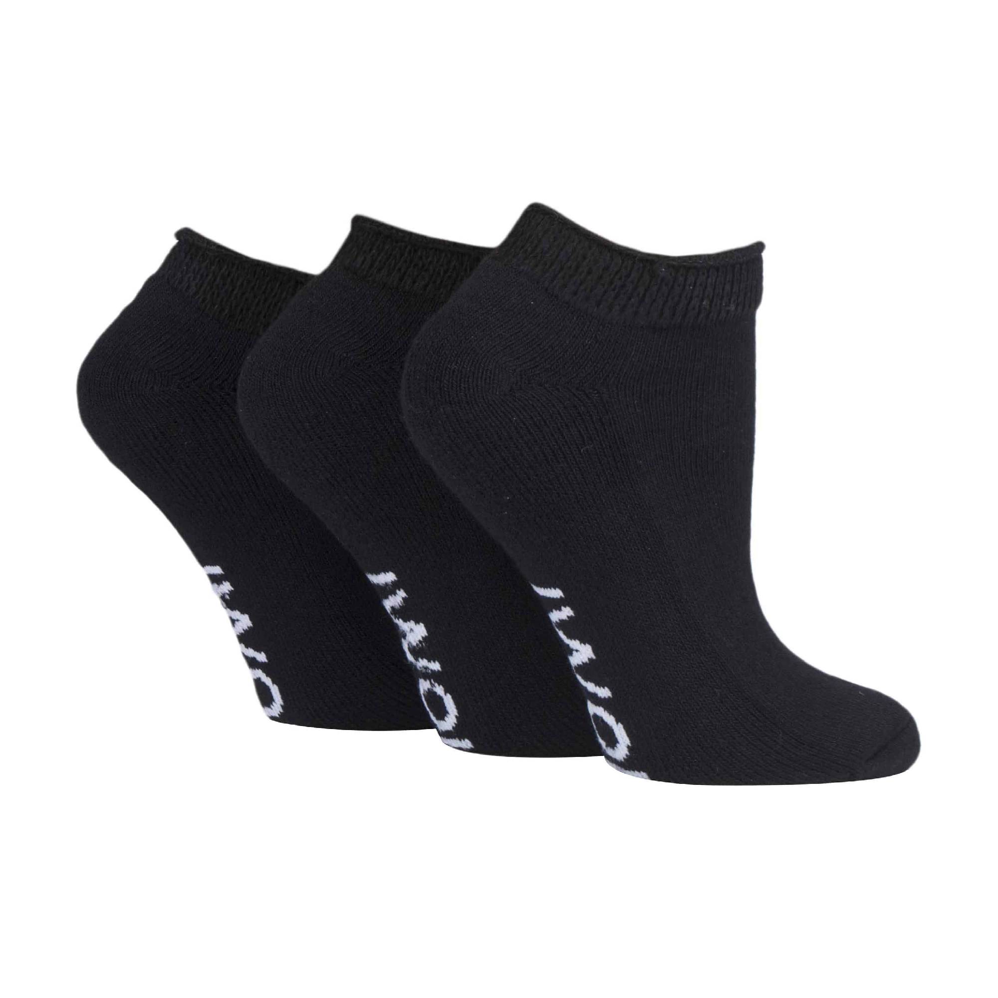 3 Pack Cotton Trainer Diabetic Socks for Swollen Feet & Ankles
