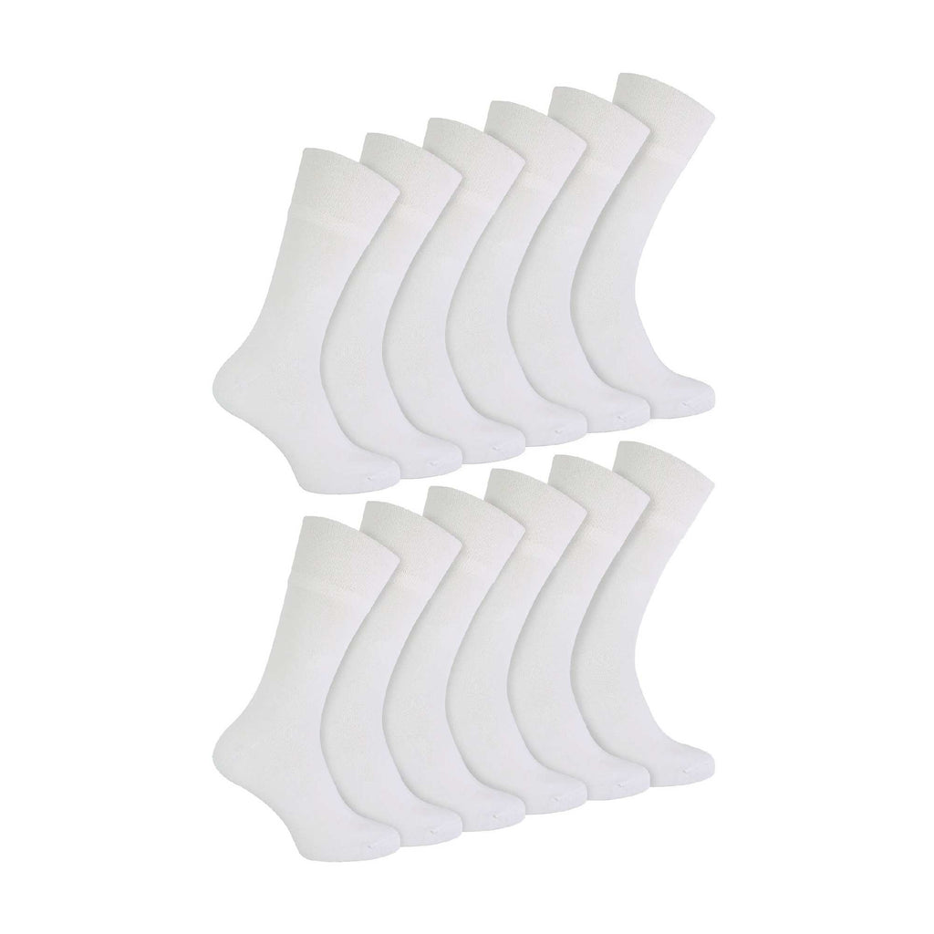 2 Pack Mens Diabetic Bamboo Extra Wide  NON ELASTIC Socks