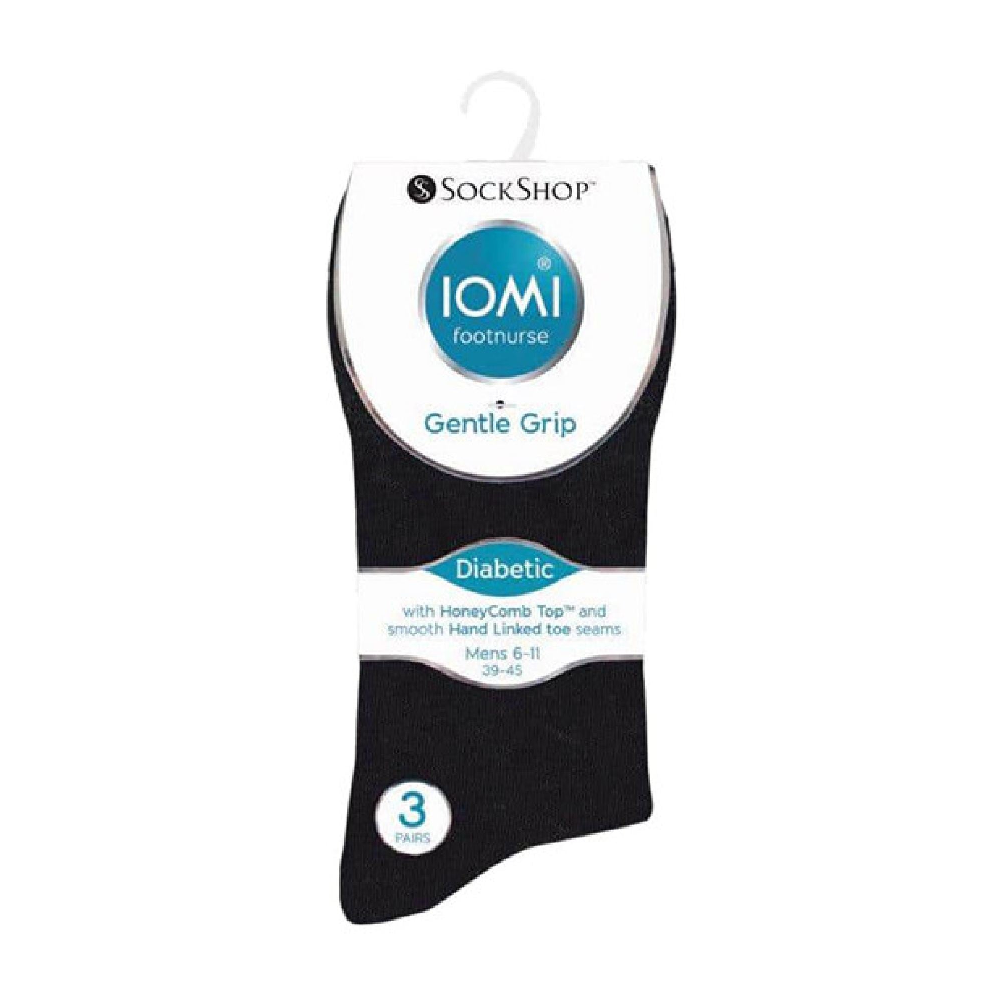 6 Pack Mens Non Elastic Cotton Diabetic Socks with Seamless Toe