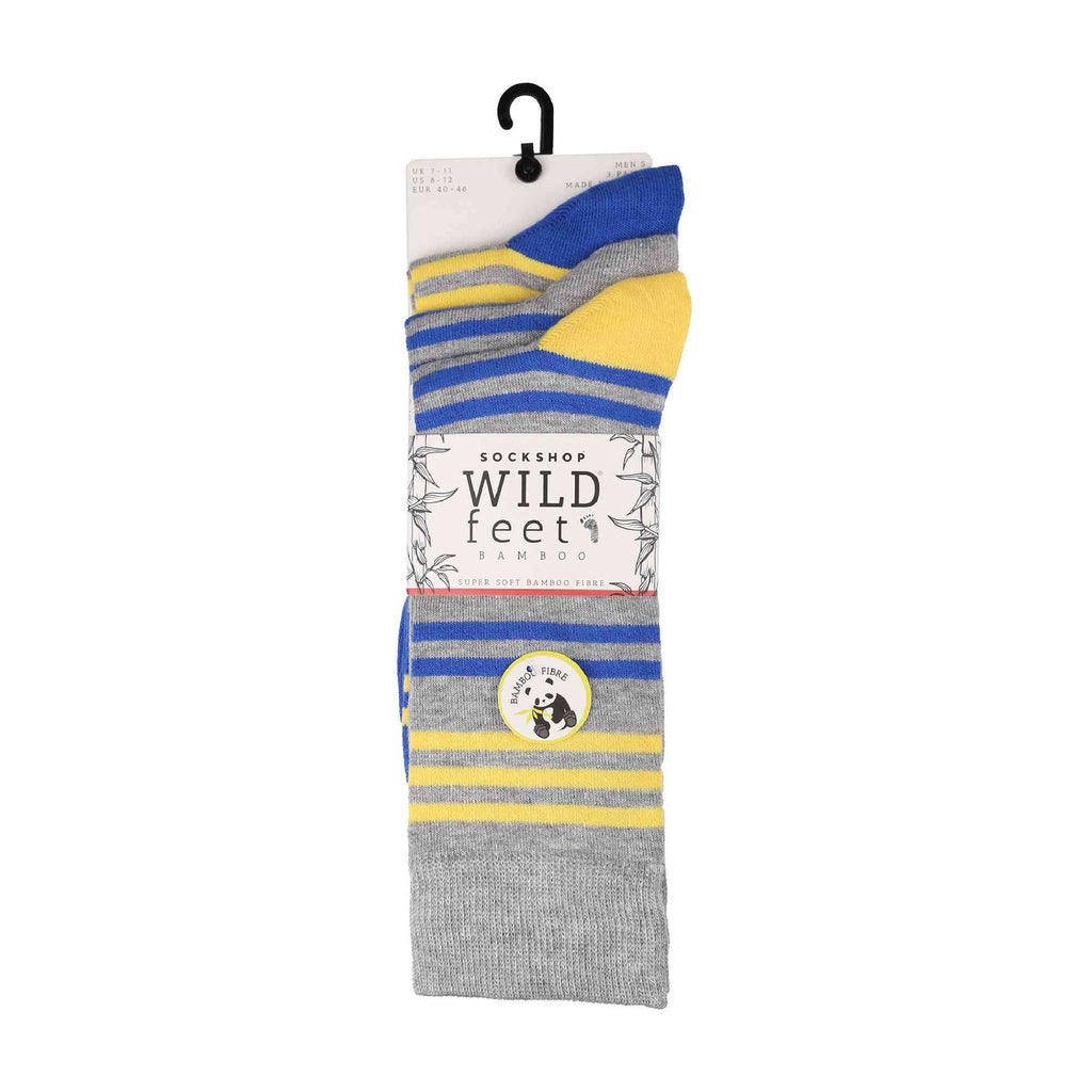 3 Pack Mens Colourful Modern Patterned Bamboo Dress Socks