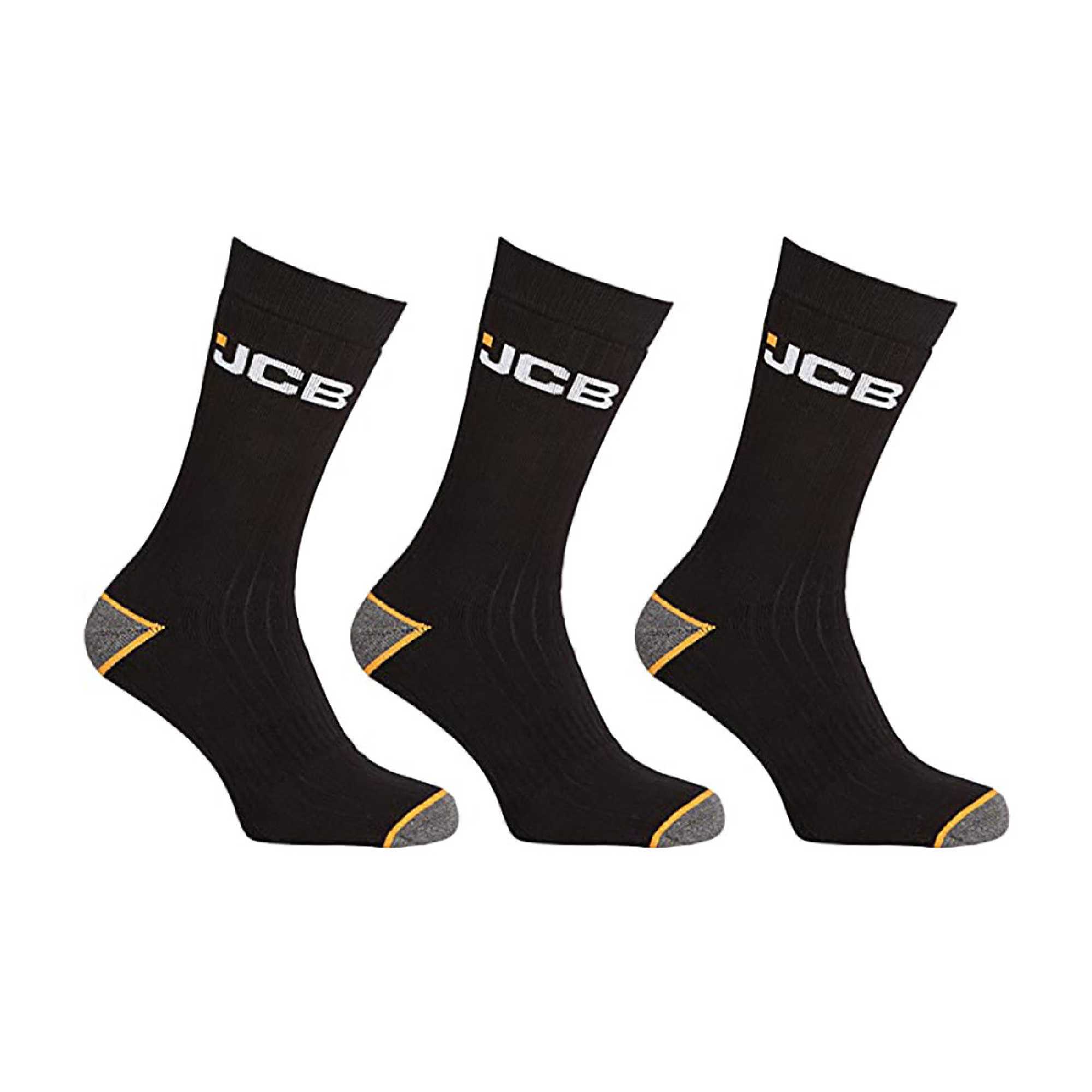 3 Pack Mens Outdoor Activity Reinforced Work Socks for Boots