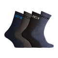 4 Pack Mens Cotton Industrial Work Gear Socks for Boots