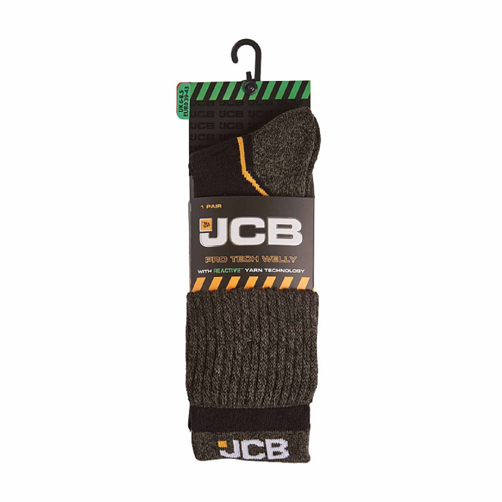 1 Pack Mens Thick Cotton Rich Pro Wellington Boot Socks for Work