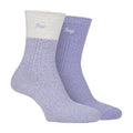 2 Pack Ladies Supersoft Warm Ribbed Thick Hiking Boot Socks