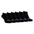 6 Pack Ladies Cotton Cushioned Low Cut Sport Ankle Socks for Running