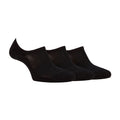 3 Pack Ladies Anti Blister Bamboo No Show Socks with Non Slip Heel Grip
