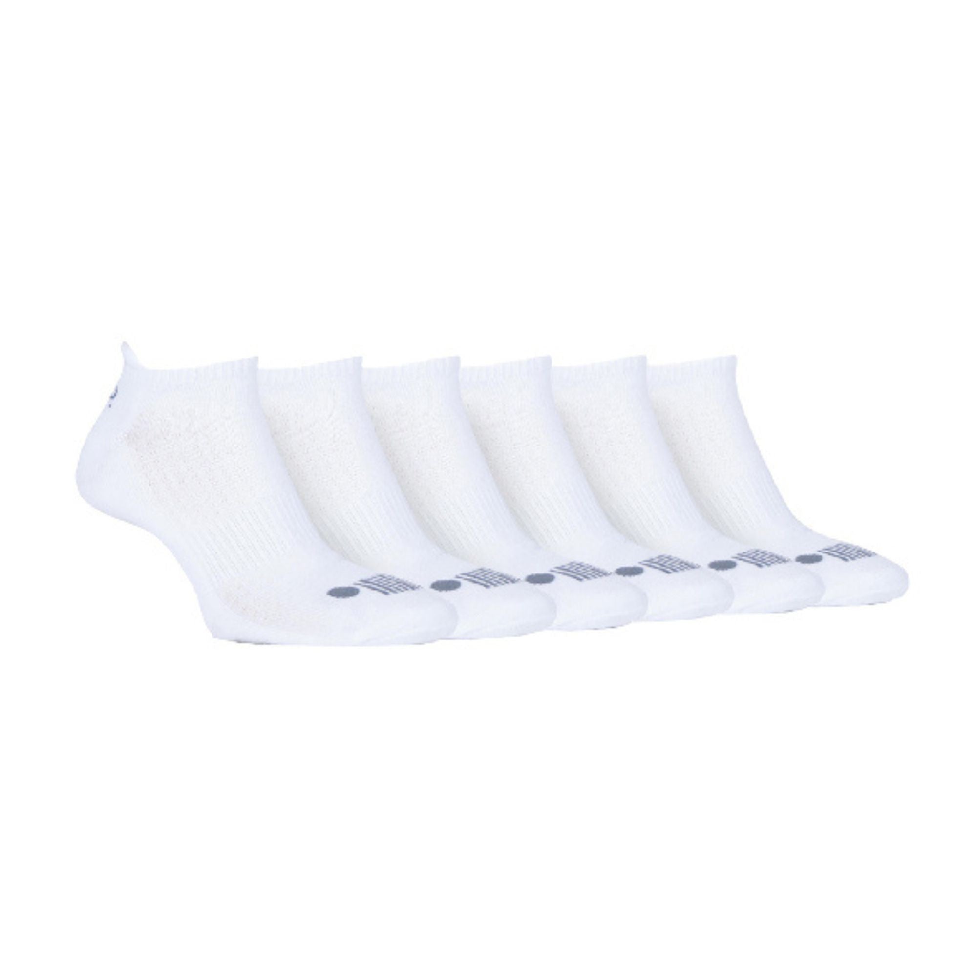 6 Pack Mens Cotton Cushioned Sport Ankle Trainer Socks for Running